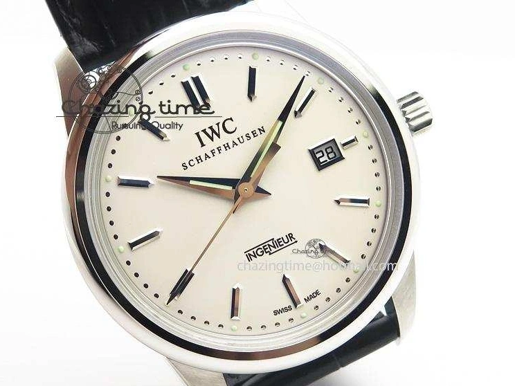 MIROTIME 0503 RelaxedFit Ingeniuer St.Laurens SS White Dial MKF 1:1 V2 Best Edition On Black Leather Strap A 7355